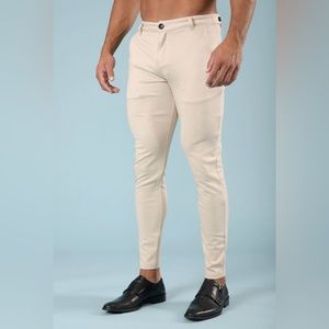 Men’s YoungLA Dapper Dress Pants Beige 30x28